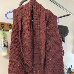 Knit Shaw Vest